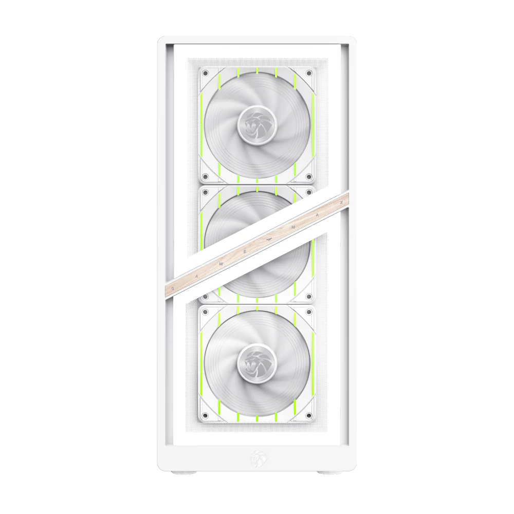 GAMEMAX AERIS 330 GW (WHITE) MATX GAMING CASE - Image 7