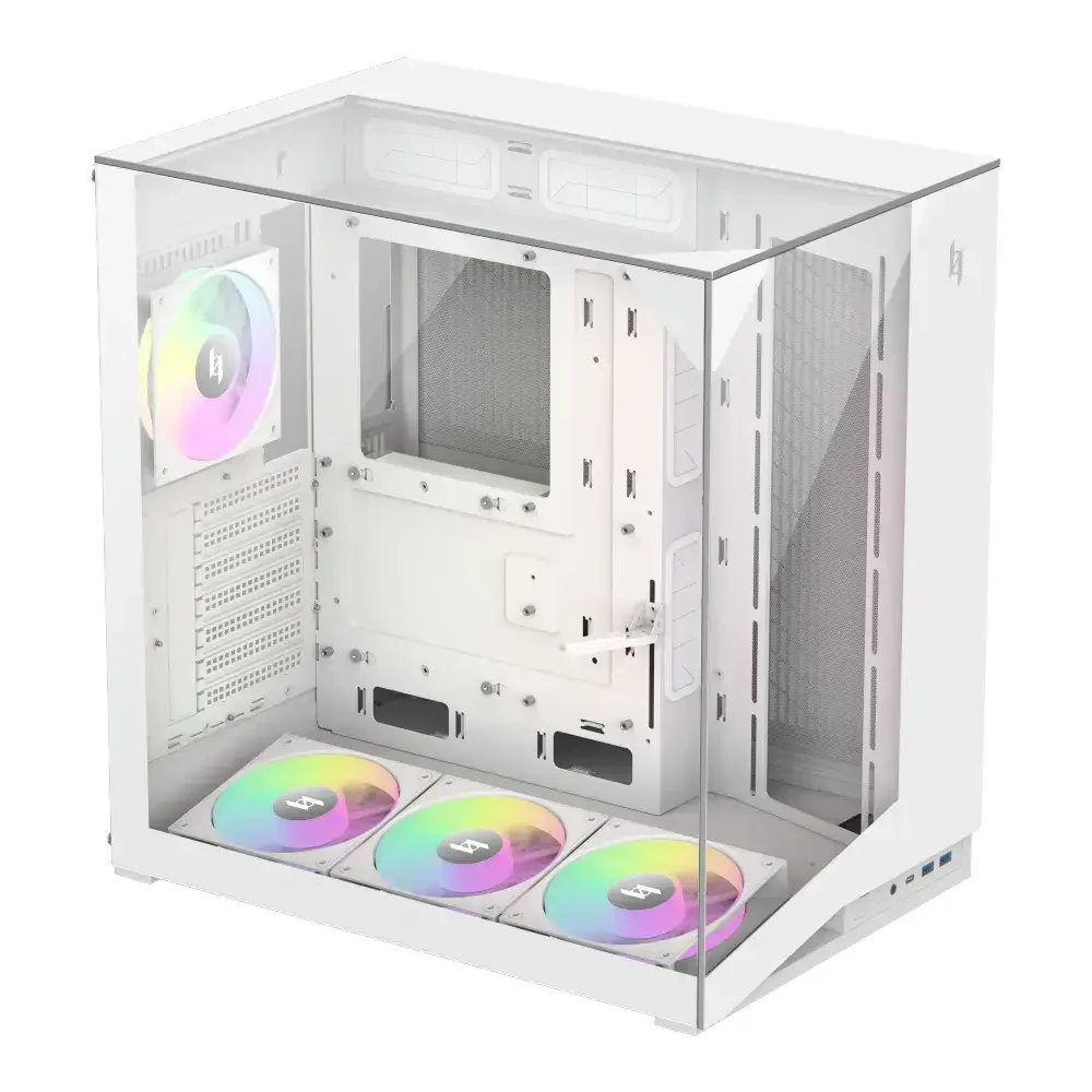 GAMEMAX C56 VC WHITE GAMING CASE - Image 6