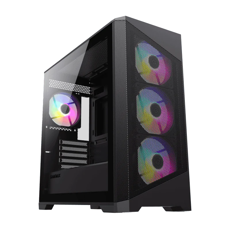 GAMEMAX Destroyer MB MATX Mesh Black GAMING CASE