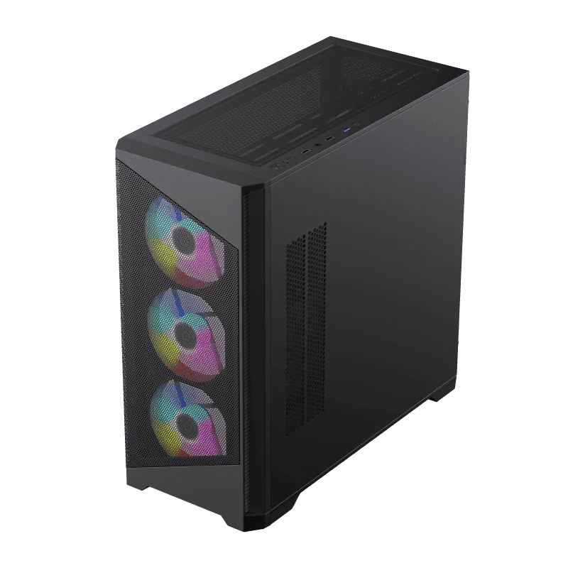 GAMEMAX Destroyer MB MATX Mesh Black GAMING CASE - Image 3