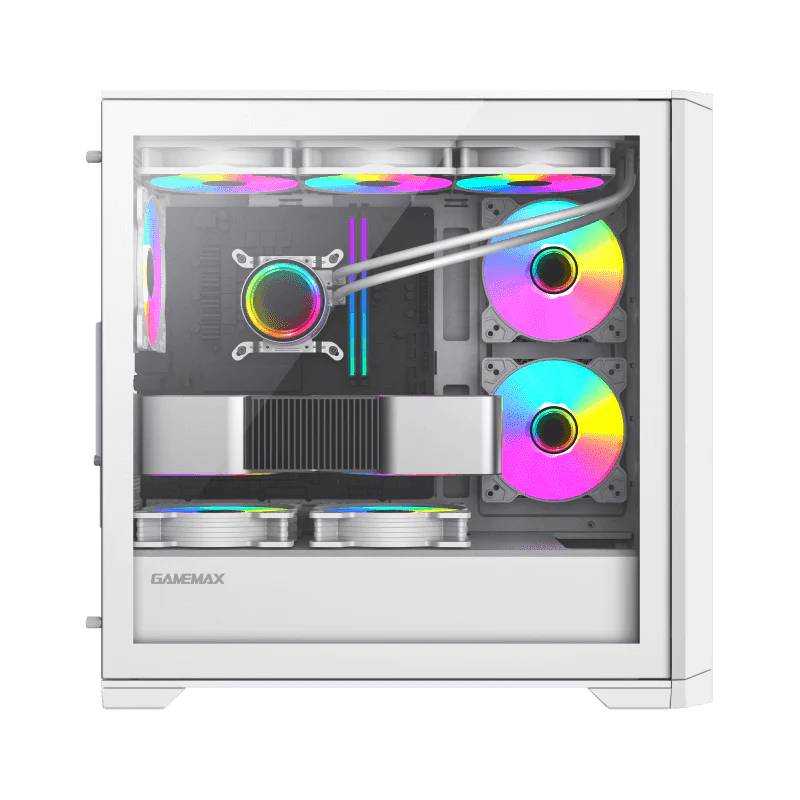 GAMEMAX Destroyer TGW MATX White GAMING CASE - Image 4