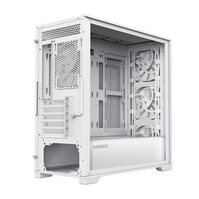 GAMEMAX Destroyer TGW MATX White GAMING CASE - Image 8