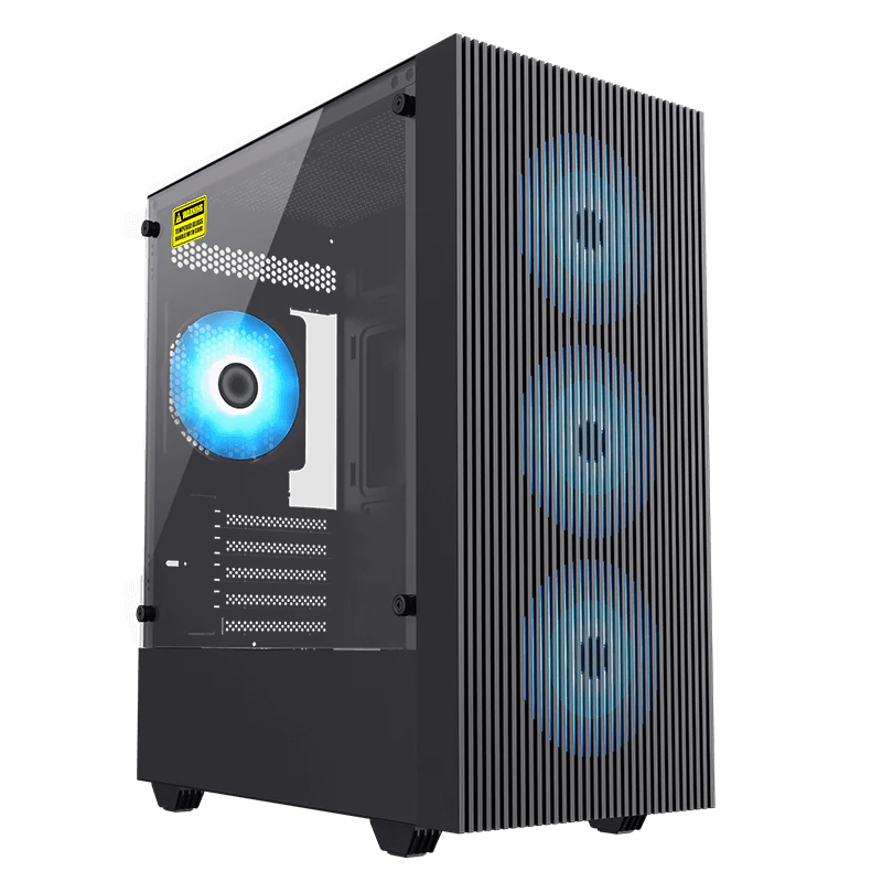 GameMax EDGE Mini Tower Compact Computer Gaming Case
