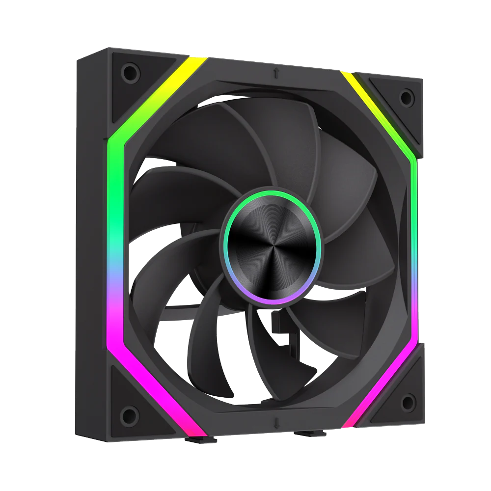 GAMEMAX FN12A-N2-WL-R Reversible Blade Cooling Fan - Image 3