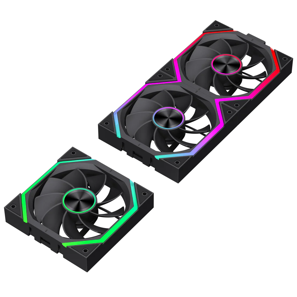 GAMEMAX FN12A-N2-WL-R Reversible Blade Cooling Fan - Image 4