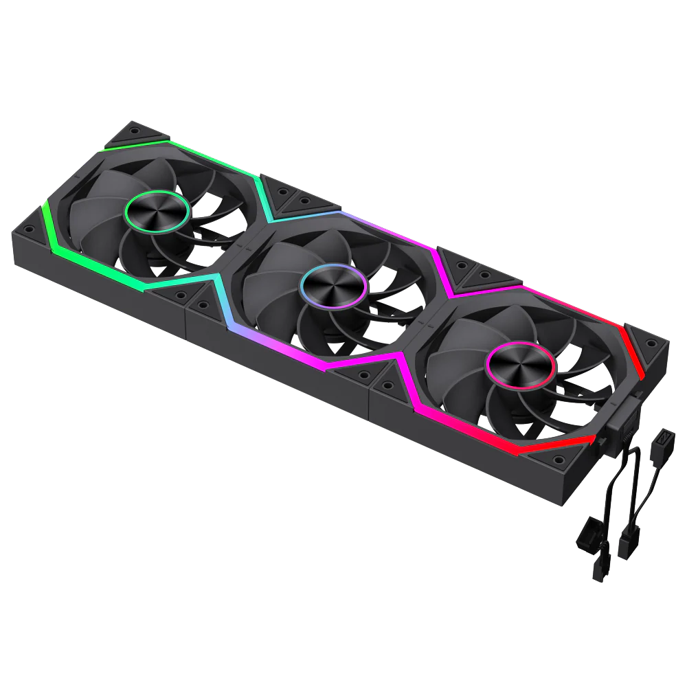 GAMEMAX FN12A-N2-WL-R Reversible Blade Cooling Fan - Image 5
