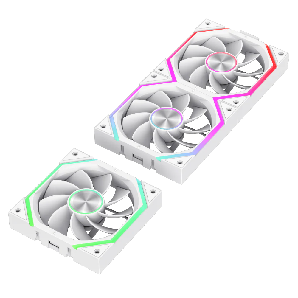 GAMEMAX FN12A-N2-WL-RW Reversible Blade Cooling Fan - Image 4