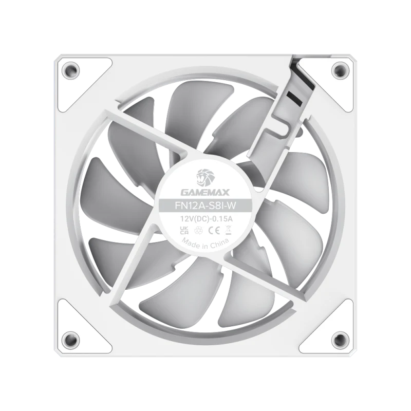 GAMEMAX FN12A-S81-W 120MM ARGB PWM INFINITY COOLING FAN - Image 4