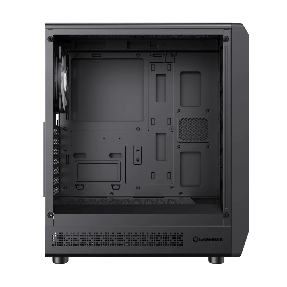 GAMEMAX Forge AB Black Tempered Glass USB3.0 and Type C Mid Tower 6 x ARGB Fans (Pre-Installed) ATX Gaming Case - Image 4