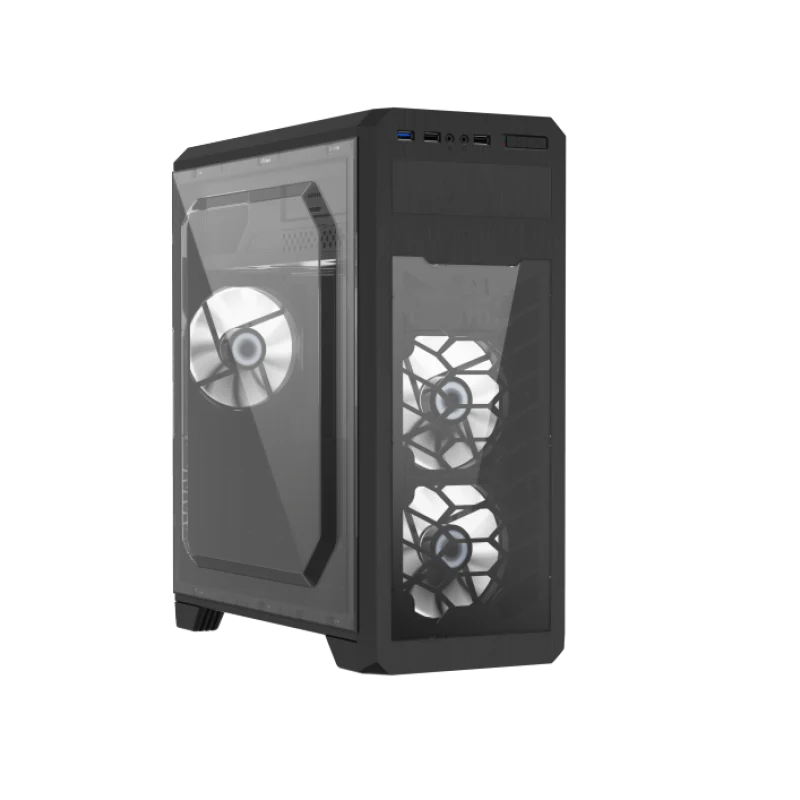 GameMax G563 Mid-Tower ATX Gaming Case BK - Image 2