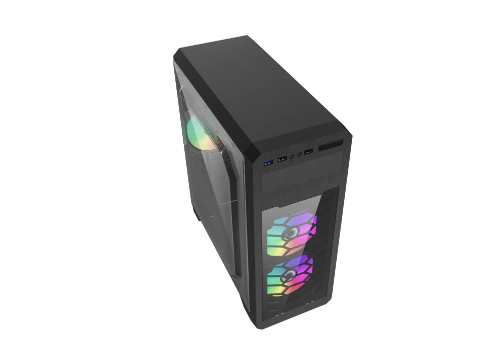 GameMax G563 Mid-Tower ATX Gaming Case BK - Image 7