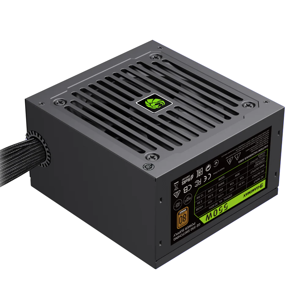 GAMEMAX GE 550 BLACK POWER SUPPLY - Image 2