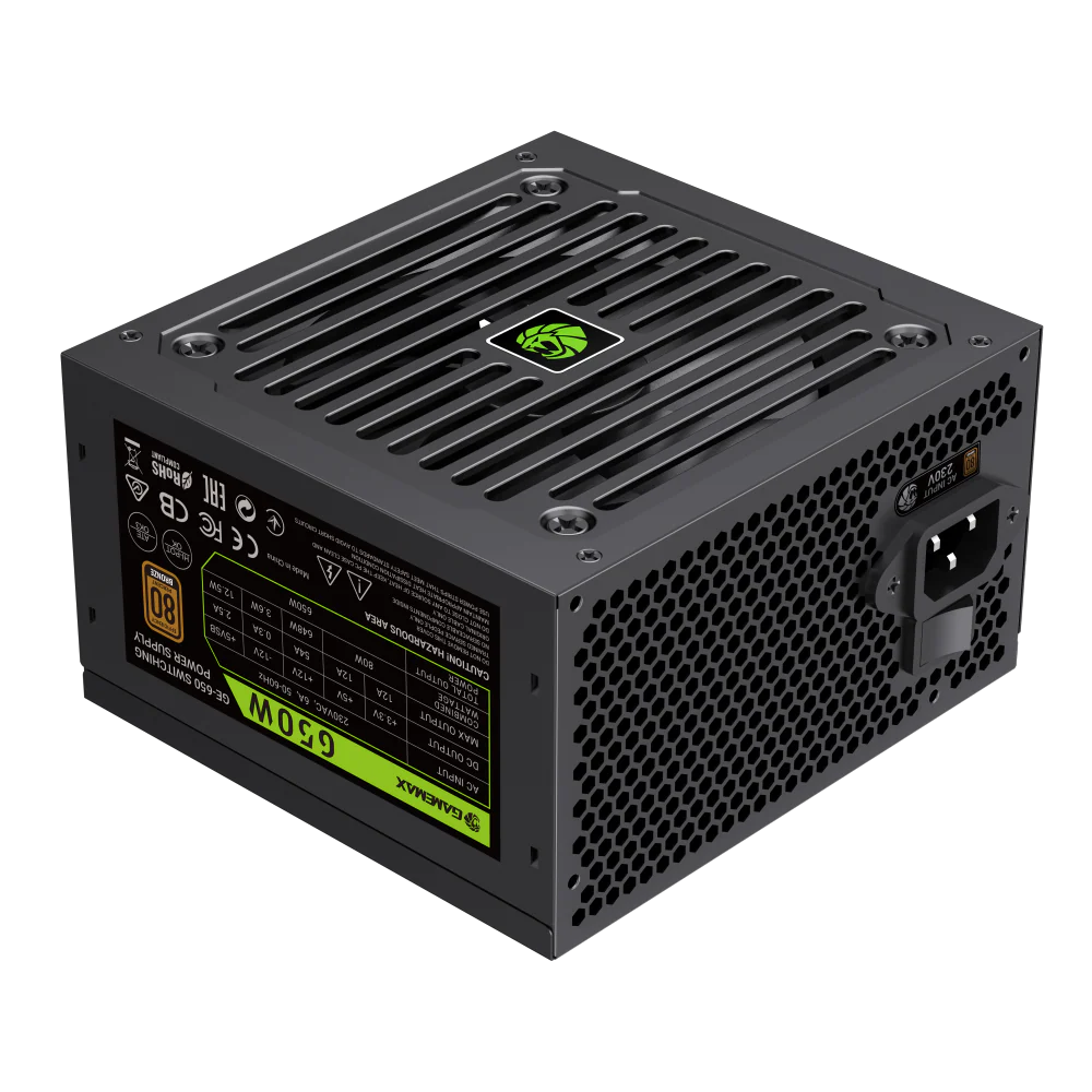 GAMEMAX GE 650 BLACK POWER SUPPLY - Image 3