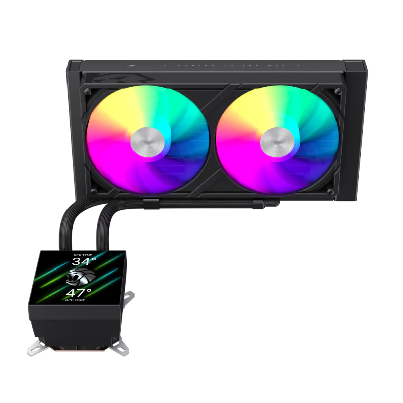 GAMEMAX GLACIER 240 LIQUID CPU COOLER BLACK - Image 3