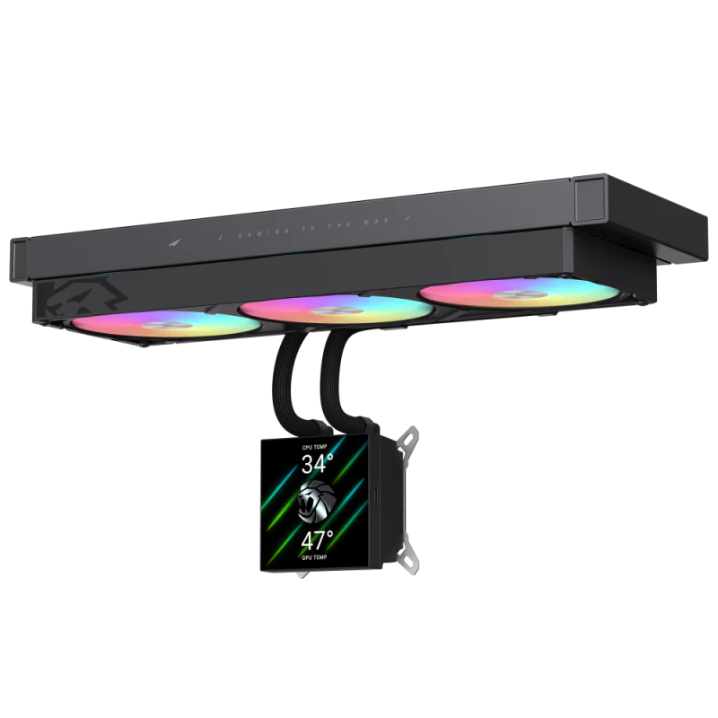 GAMEMAX GLACIER 360 LIQUID CPU COOLER  BLACK - Image 2