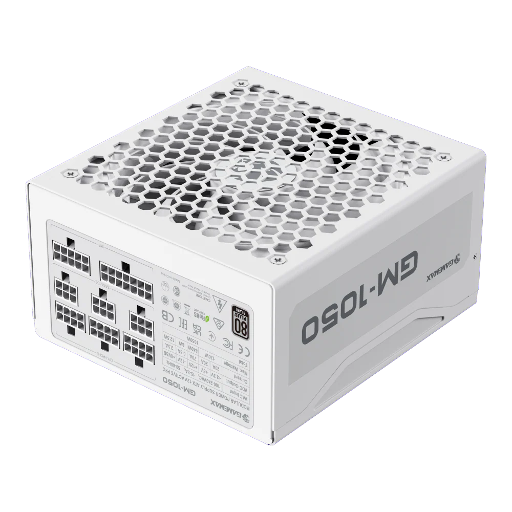 GAMEMAX GM-1050 WHITE POWER SUPPLY - Image 5