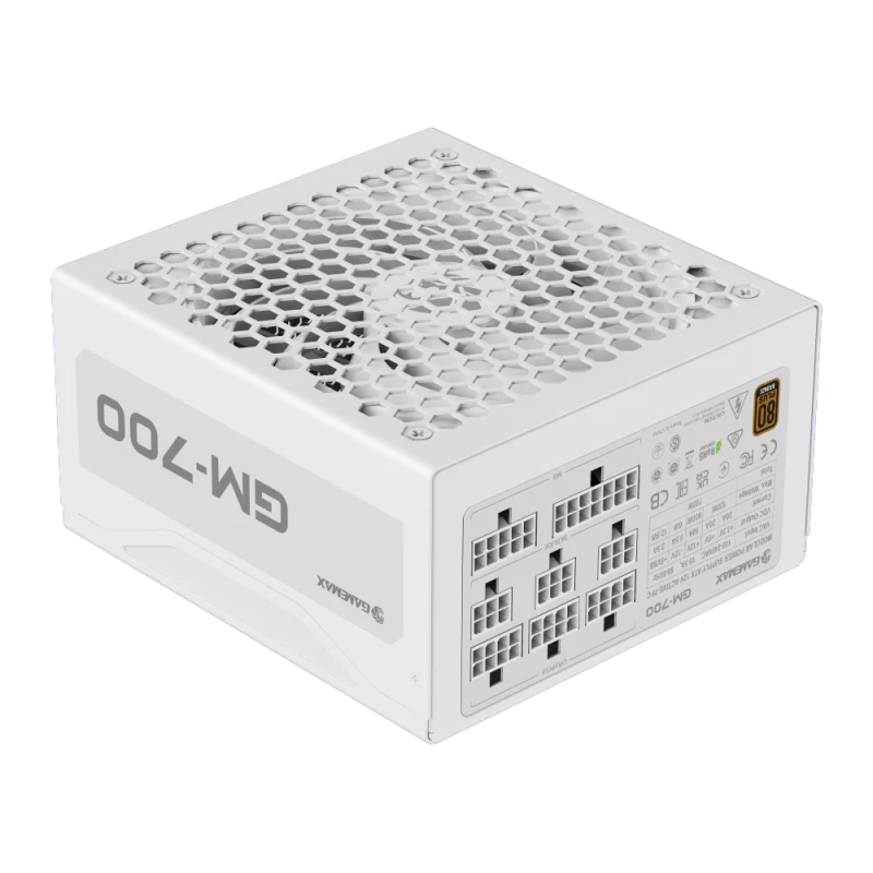 GameMax GM-700 Modular 700 Watts Power Supply 80+ Bronze - White - Image 5