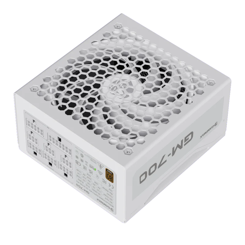 GameMax GM-700 Modular 700 Watts Power Supply 80+ Bronze - White - Image 6