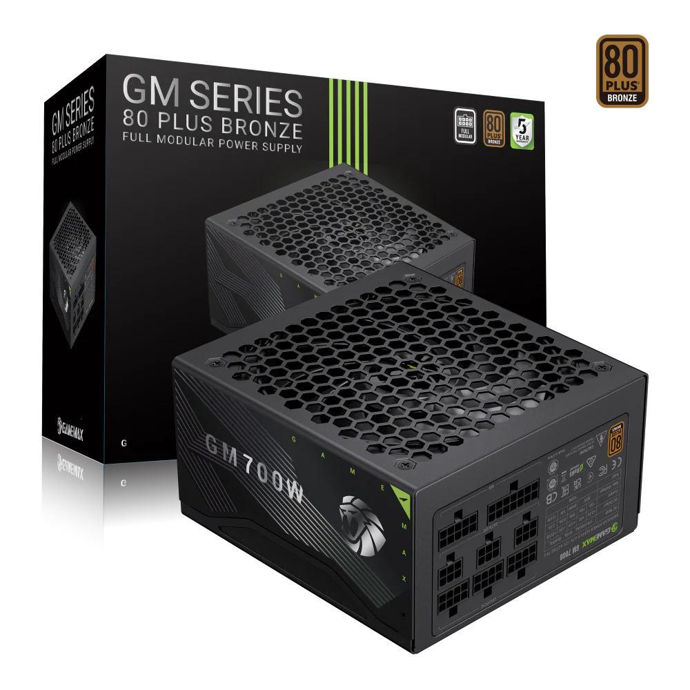 GAMEMAX GM 700B SERIES 80 PLUS BRONZE FULL MODULER POWER SUPPLY 700W