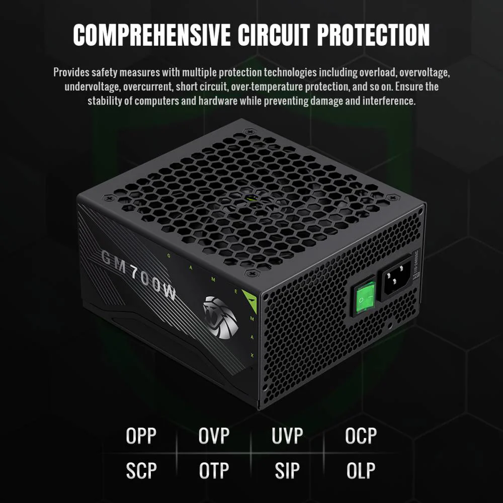 GAMEMAX GM 700B SERIES 80 PLUS BRONZE FULL MODULER POWER SUPPLY 700W - Image 5