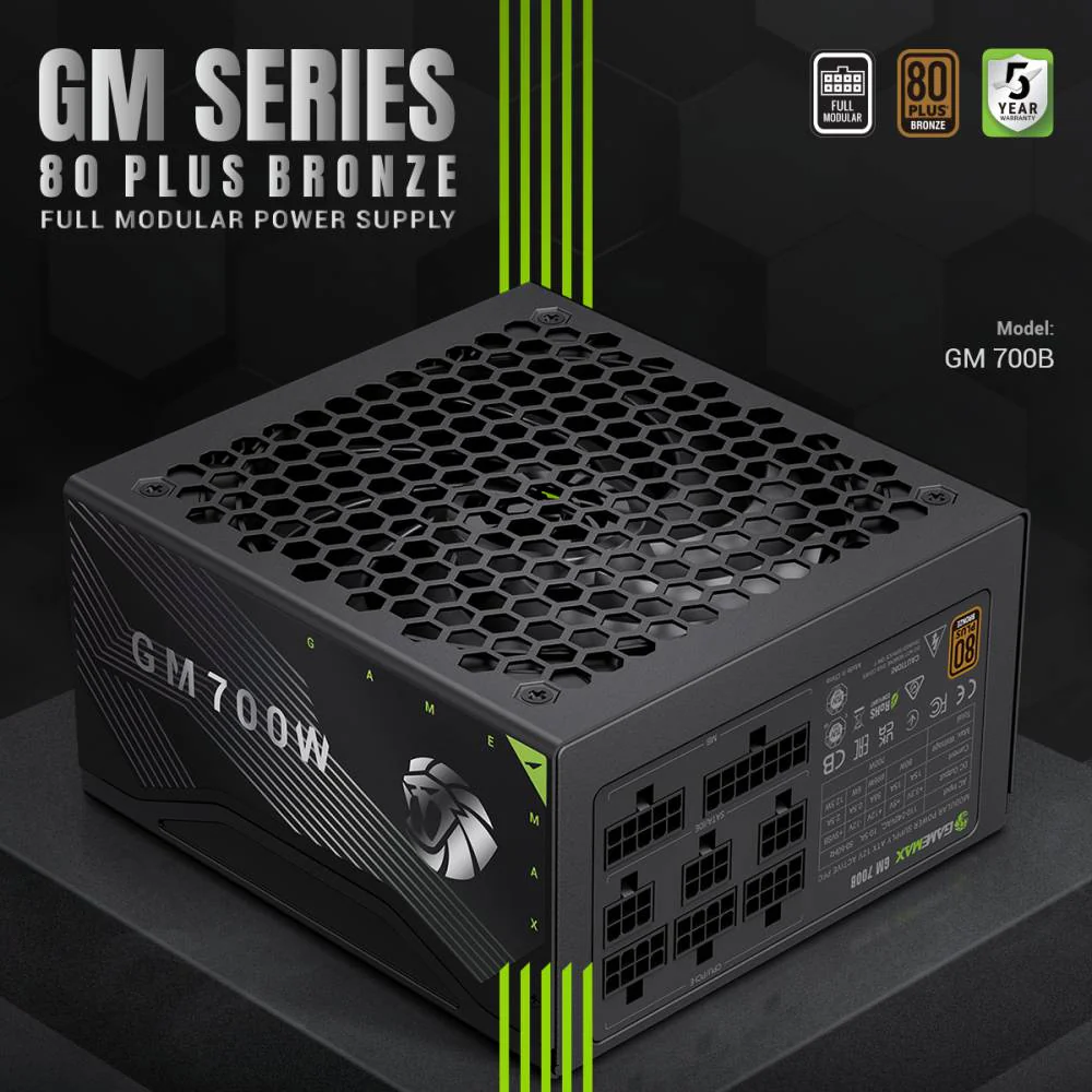 GAMEMAX GM 700B SERIES 80 PLUS BRONZE FULL MODULER POWER SUPPLY 700W - Image 6