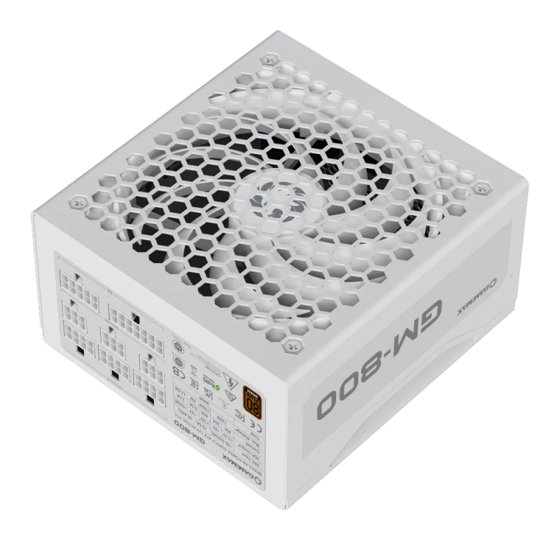 GameMax GM-800 White Power Supply Full Modular - White - Image 7