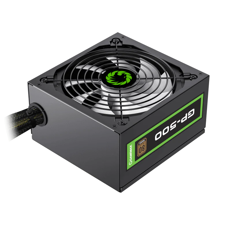 GameMax GP-500 500W 80+ Bronze Power Supply - Black - Image 2