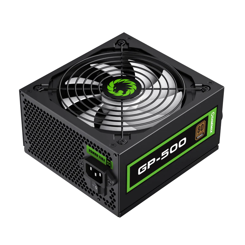 GameMax GP-500 500W 80+ Bronze Power Supply - Black - Image 4