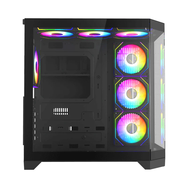 GAMEMAX HYPE-A Black ATX ARGB GAMING CASE - Image 2