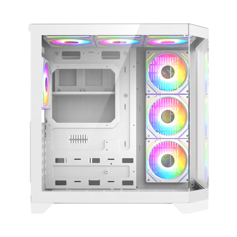 GAMEMAX HYPE-A White ATX ARGB GAMING CASE - Image 3