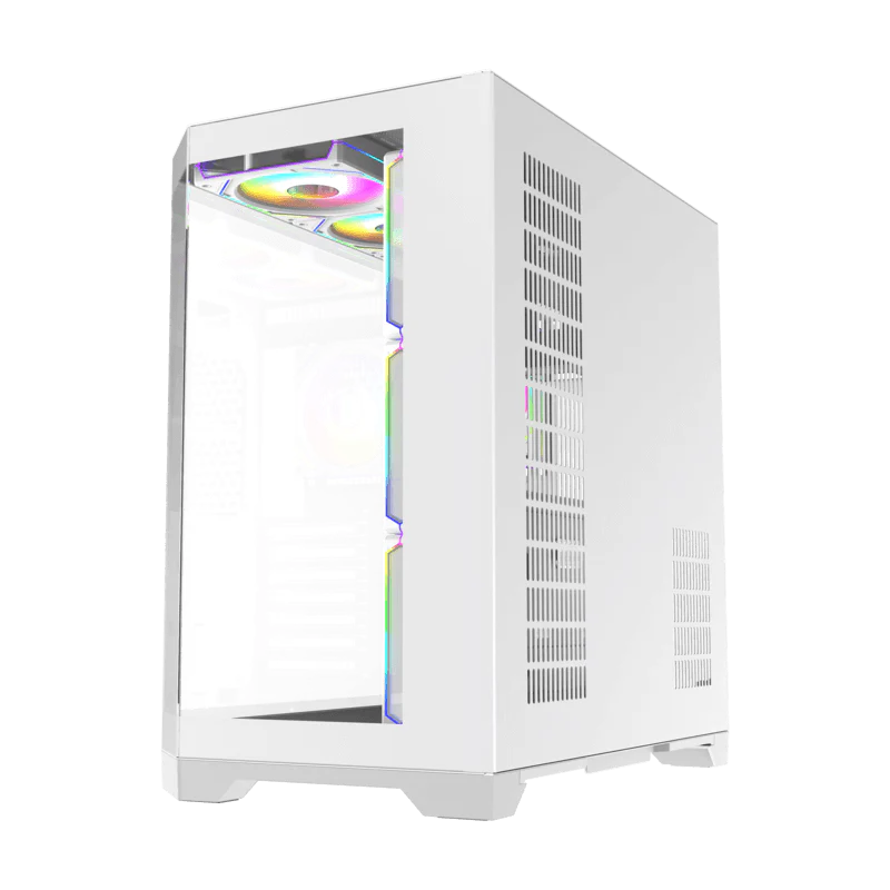 GAMEMAX HYPE-A White ATX ARGB GAMING CASE - Image 4