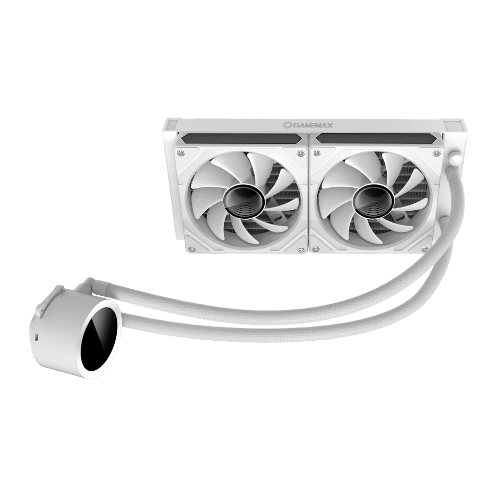 GAMEMAX IceBurg 240 Digital WH Liquid Cooler - Image 4