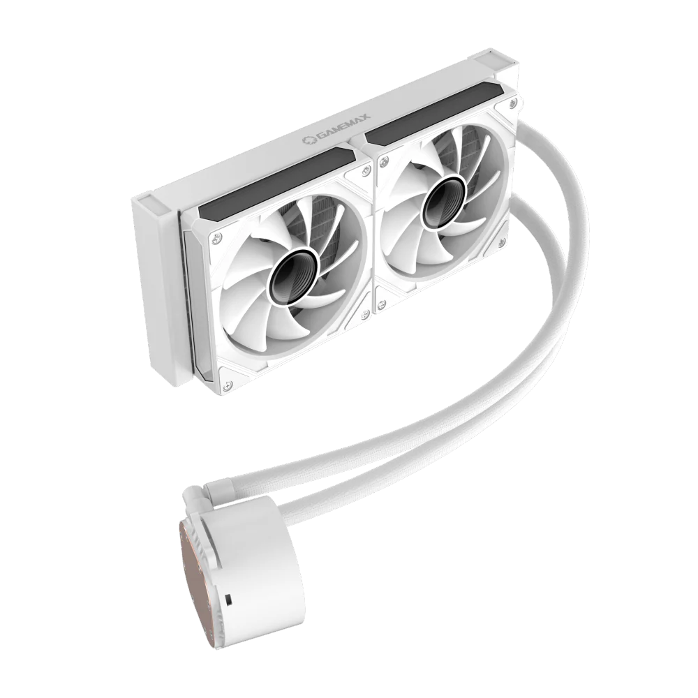 GAMEMAX IceBurg 240 Digital WH Liquid Cooler - Image 5