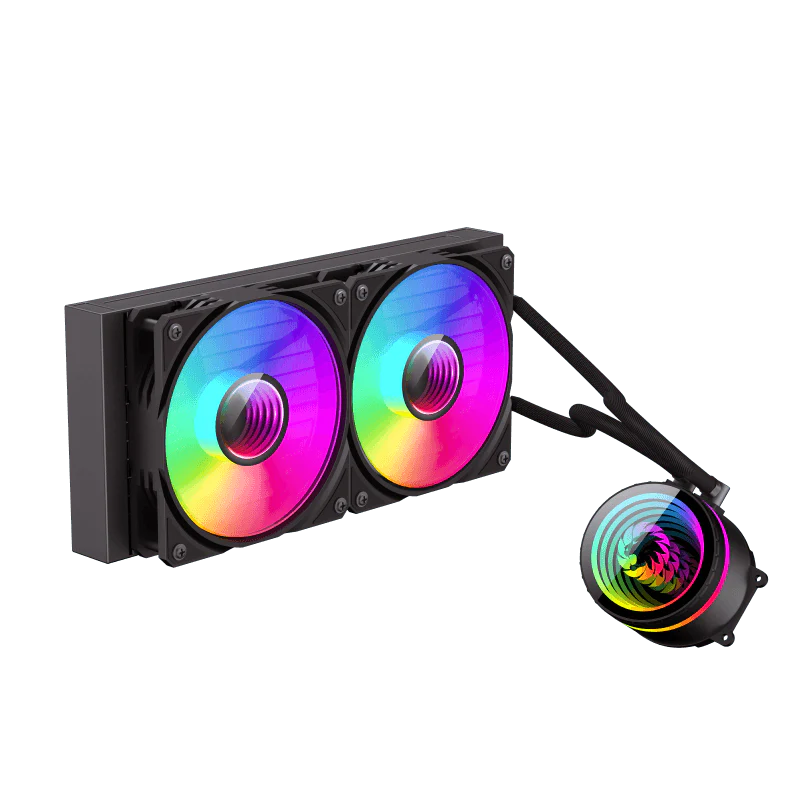 GAMEMAX IceBurg 240 Infinity ARGB Liquid Cooler - Image 2