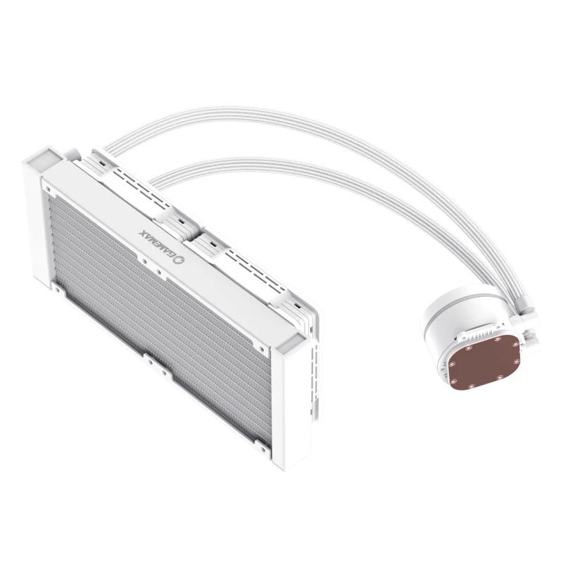 GameMax IceChill 240V White, Liquid CPU Cooler 240mm Addressable RGB - Image 5