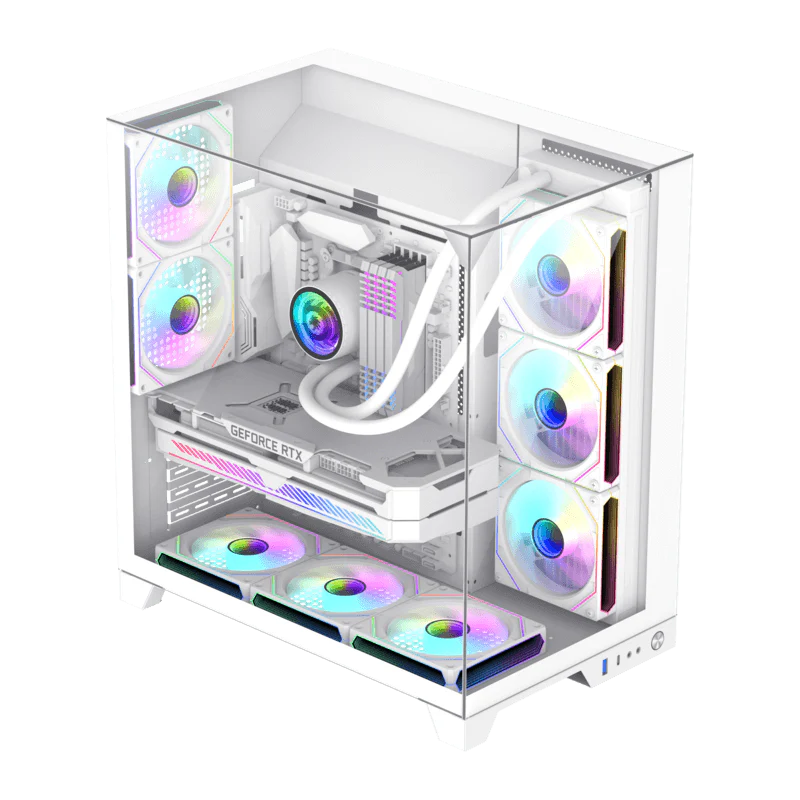GAMEMAX Infinity Plus WH Mid Tower ATX PC Case (Fans Not Included) - Image 5