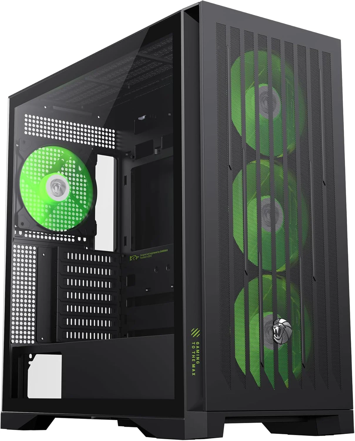 GAMEMAX LEADER 2 BLACK GAMINE CASE - Image 2