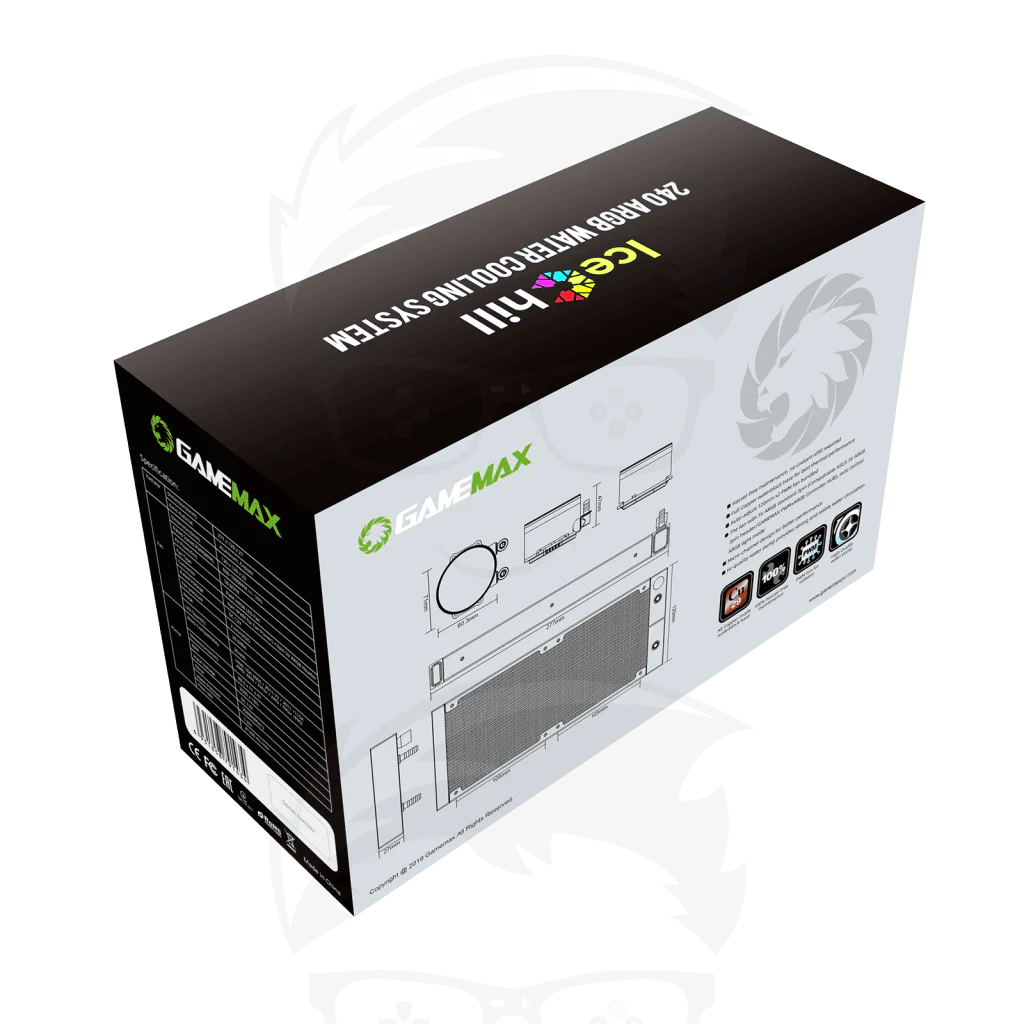 GAMEMAX Liquid Cooler Ice Chill 240 - Image 5