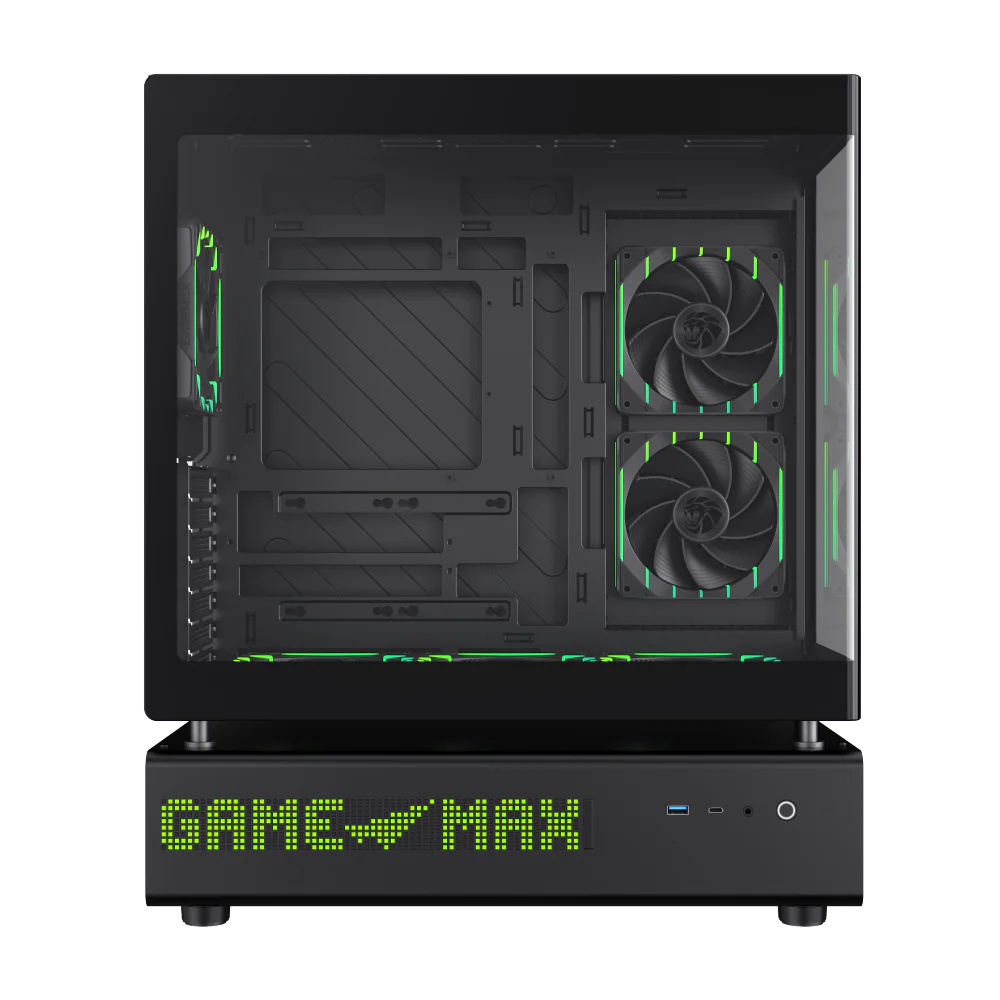 GAMEMAX N90 BG GAMING CASE BLACK - Image 4