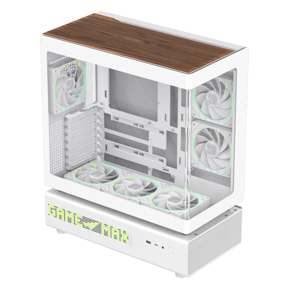 GAMEMAX N90 WH GAMING CASE WHITE - Image 4