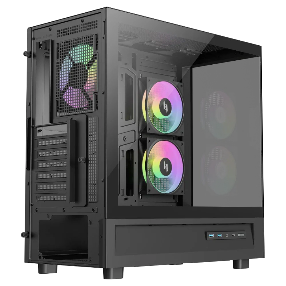GAMEMAX NEX C51 BK GAMING CASE - Image 4