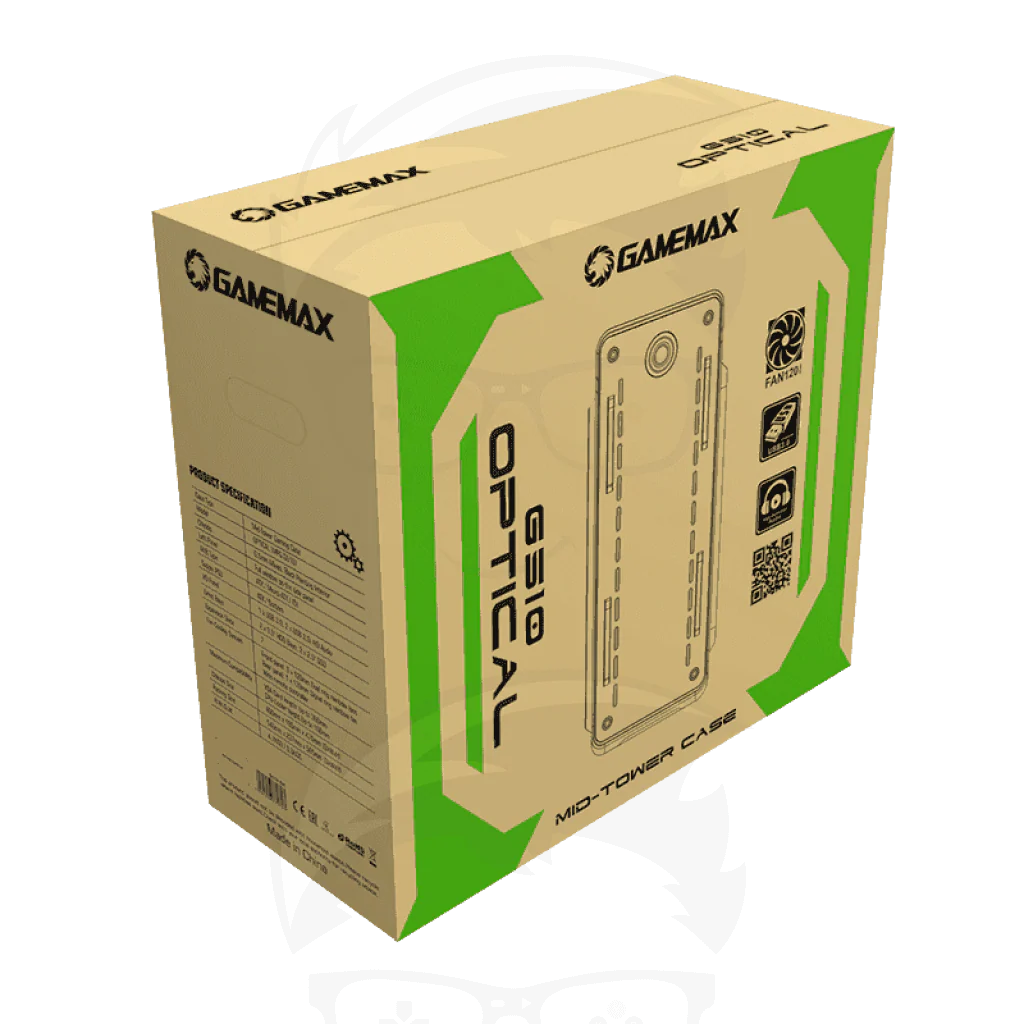 GAMEMAX Optical G510 WT ATX GAMING CASE - Image 8
