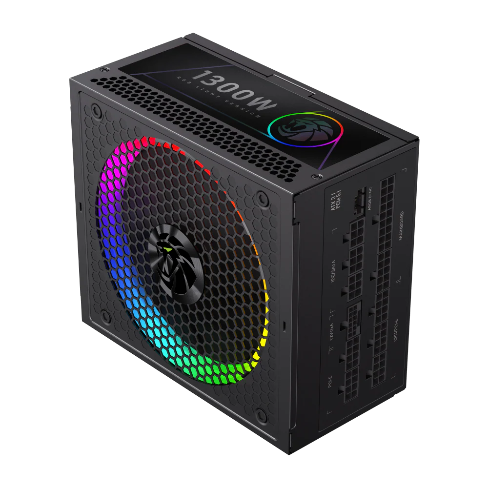 GAMEMAX RGB PRO 1300P BLACK  POWER SUPPLY - Image 4