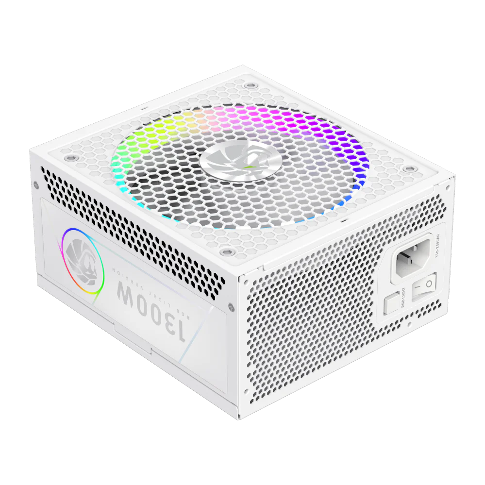 GAMEMAX RGB PRO 1300P WHITE POWER SUPPLY - Image 2