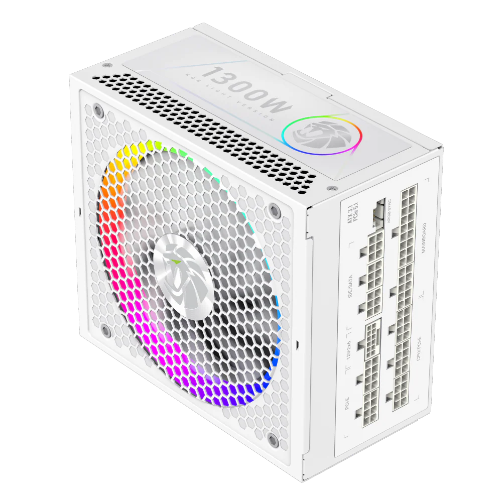 GAMEMAX RGB PRO 1300P WHITE POWER SUPPLY - Image 6