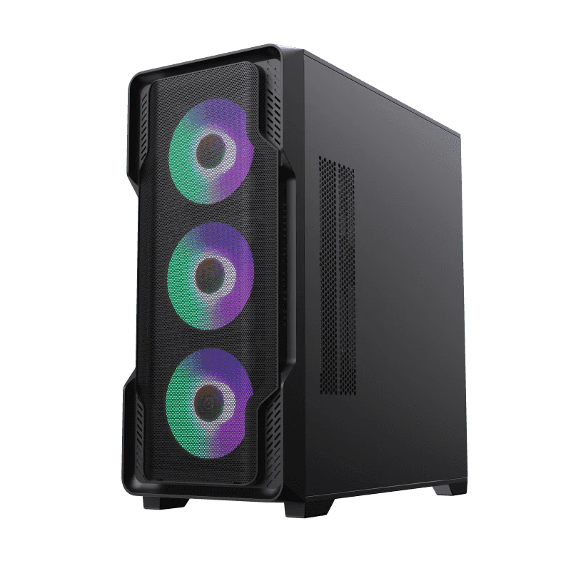 GameMax Siege Black E-ATX Mid-Tower Gaming Case - Image 3