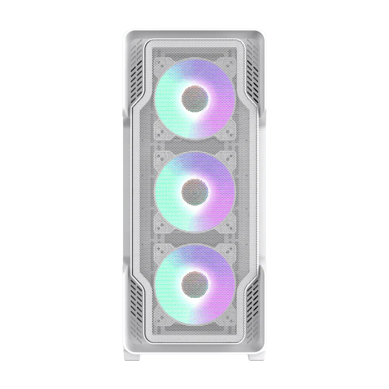 GameMax Siege White E-ATX Mid-Tower Gaming Case - Image 2