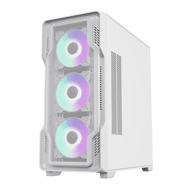 GameMax Siege White E-ATX Mid-Tower Gaming Case - Image 4