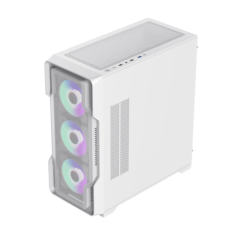 GameMax Siege White E-ATX Mid-Tower Gaming Case - Image 5