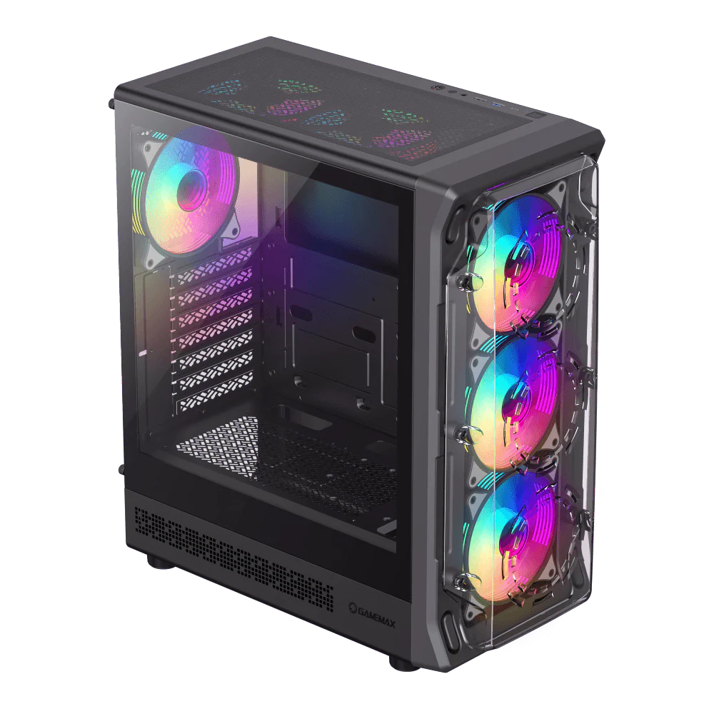 GameMax STARLIGHT 2 AB BLACK Gaming Case - Image 2